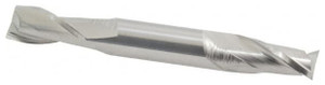 Atrax 2-Flute Centercutting Double End Mill, 1/2" Mill Dia., 1/2" Shank Dia., 1" LOC - 45-283-9