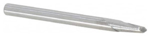 Atrax 2-Flute Centercutting Ball Single End Mill, 3/32" Mill Dia., 1/8" Shank Dia., 3/16" LOC - 45-513-9