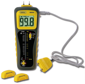 GENERAL PIN/PINLESS DEEP SENSING MOISTURE METER WITH REMOTE PROBE - MMD900