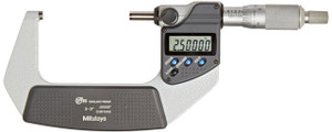 Mitutoyo IP65 Digimatic Coolant-Proof Micrometer, 2-3" w/ Ratchet Stop - 11-770-5