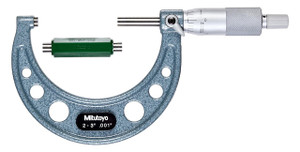 Mitutoyo Enamel Frame Outside Micrometer, 2-3" - 11-689-7