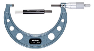 Mitutoyo Enamel Frame Outside Micrometer, 4-5" - 11-695-4