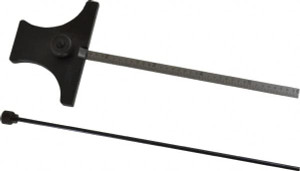 SPI Combination Depth & Angle Gage, Head With Blade And Rod - 13-188-8