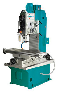 Clausing/Ibarmia Series F Geared-Drive Prismatic-Column Drill with Automatic Feed Reversing System for Tapping - BF35RS
