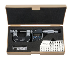 Mitutoyo Screw Thread Micrometer, Digital 0-1"/0-25.4mm - 326-351-30