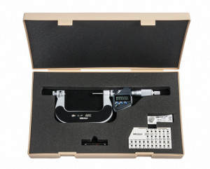 Mitutoyo Screw Thread Micrometer, Digital 2-3"/50.8-76.2mm - 326-353-10