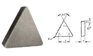Carbide Triangular Inserts 10 Pack - TPG-432