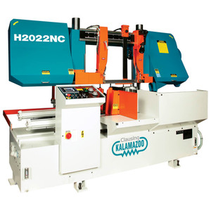 Clausing Kalamazoo Double Column Automatic NC Horizontal Bandsaw, 22" x 20.5" Max Rectangular Capacity - H2022NC