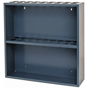 Durham Bulk Storage Rack, Threaded Rod Cabinet 367-95, 24-1/8" Wide, 24" High, 6-7/8" Deep, Gray - 91-530-6