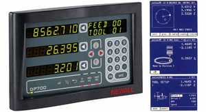 NEWALL Digital Readout DP700 for Mills, Lathes and Geometric Functions - DP703-8