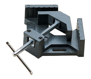 Wilton 90° Angle Clamp, 4" Throat, 2-3/4" Miter Capacity, 1-3/8" Jaw Height, 2-1/4" Jaw Length - 44324