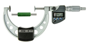 Mitutoyo Disk Micrometer, Digital, 3-4"/76.2-101.6mm - 323-353-30