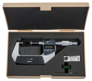 Mitutoyo Disk Micrometer, Non-Rotating Spindle Type, Digital, 1-2"/25.4-50.8mm - 369-351-30