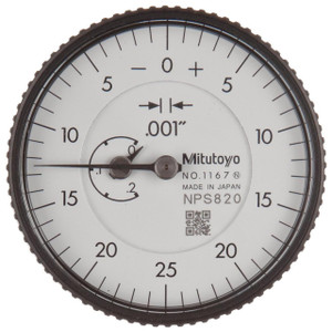 Mitutoyo Back Plunger Type Indicator - 1167-1