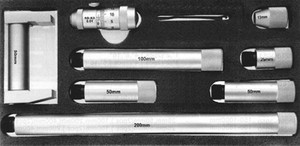 PRECISE Tubular Type Long Range Inside Micrometer Set, 2-6" - TIM-260