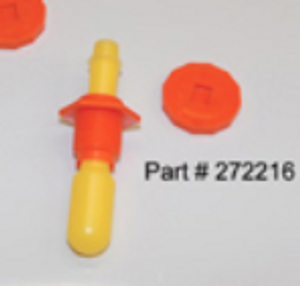 Wesco Vertical Polyethylene Pop-Up Gauge, 5" - 272216