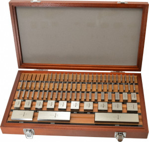 Mitutoyo Square Gage Block Set, 81 pc. Grade AS-1 - 11-586-5