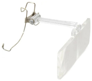 Opticaid Clip-On Eyeglass Magnifier, 2X - 51-062-8