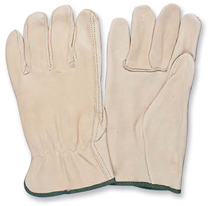 PRO-SAFE Drivers Gloves Unlined Style, Top Grain Cowhide Leather, Size Large - 96-461-9