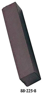 Rubberized Abrasive Square Stick S-16, Fine Red, 6" Length, 1" x 1" Size - 88-428-8