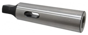 Interstate Morse Taper Sleeve, Soft with Hardened Tang, 2MT Inside, 4MT Outside, 1/4" Projection - 66-754-3