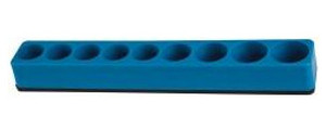 Magnetic Socket Holder, 1/2" Drive, Deep & Shallow Sockets, Blue, 9 Holes - 61-929-6