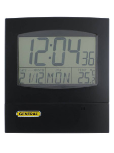 General Tool Digital Clock-Thermometer-Calendar DJC381 - 61-690-4