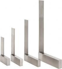 4 Piece Machinists Steel Squares (Sizes 4", 6", 9", and 12") - 51-823-3