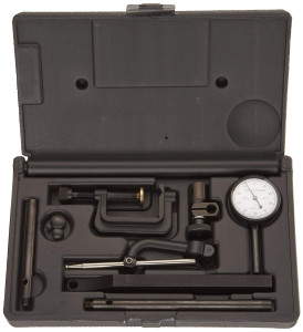 Brown & Sharpe BesTest Dial Test Indicator Set 599-7739, 0.200" Range, 0.001" Graduation, 1-1/2" Dial Dia. - 20-419-8