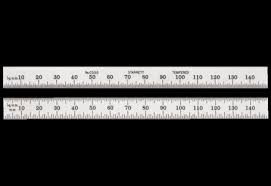 Starrett 150mm Full-Flexible Steel Rule with Millimeter Graduations, Graduations at 1/2mm One Side; mm and 1/2mm on Reverse C330-150 - 11-409-0