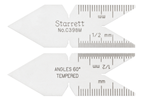 Starrett 60° Metric Standard C398M - 10-299-6
