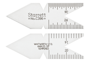 Starrett 55° Whitworth or English Standard C396 - 10-298-8