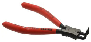 Knipex Retaining Ring Pliers, Internal Bent Nose Style #4421J01, 5" Length - 92-488-6