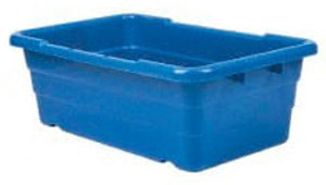 Polyethylene Tote Tub, Blue #TUB2516-8 BL - 91-901-9