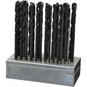 Hertel HSS 135° Aircraft Extension Drill Set, 6" (29 pcs.) C.E96.S29A - 49-200-9