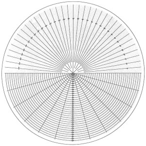 Overlay Chart, Combination Radius & Angle, 20x - 40-380-8
