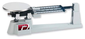 Ohaus Triple Beam Balance #720-00, Polypropylene Scoop Platform, 12" L x 6" W x 2-3/4" D - 32-632-2