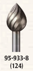 Dremel High Speed Steel Cutter Model 124, Teardrop, 5/16" - 95-933-8