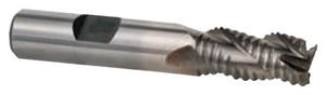 Shop Grade 3 Flute M-42 Cobalt Centercutting Roughing End Mill for Aluminum, 3/4" Mill Dia. - 40-934-2