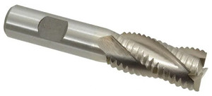 Interstate Coarse Tooth M-42 Cobalt Centercutting Roughing End Mill, 3/4" Mill Dia., 5/8" Shank Dia., 1-5/8" LOC - 40-766-8