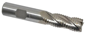 Interstate Coarse Tooth M-42 Cobalt Centercutting Roughing End Mill, 5/8" Mill Dia., 5/8" Shank Dia., 1-5/8" LOC - 40-761-9
