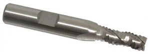 Interstate Coarse Tooth M-42 Cobalt Centercutting Roughing End Mill, 9/32" Mill Dia., 3/8" Shank Dia., 3/4" LOC - 40-738-7
