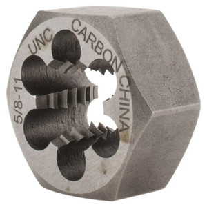 Interstate Hex Rethreading Bolt Die, Carbon Steel, 5/8-11 UNC - 42-429-1