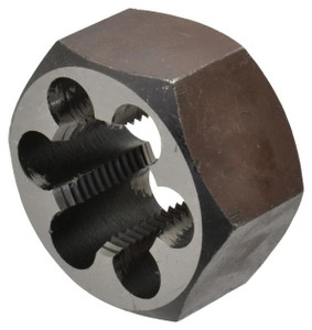 Interstate Hex Rethreading Bolt Die, Carbon Steel, 1-14 UNS - 42-439-0