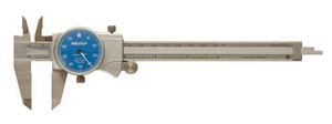 Mitutoyo 505-675 Dial Caliper, 0-6" with Blue Dial Face - 10-766-4