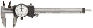 Mitutoyo Dial Caliper, 0-6" with Carbide OD Jaws - 10-772-2