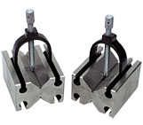 Precise Steel V-Block Matched Pair 31.75 to 2-1/8" Capacity, 90° Angle - 97-075-6