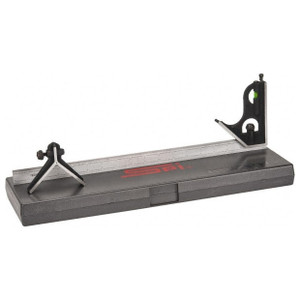 SPI Combination Square Set, 3 Piece, with Cast Iron Head, 18" 16R - 13-269-6