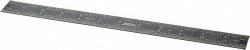 SPI Rigid Steel Rule, EZ View Finish, 12" 5R - 13-897-4