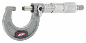SPI Mechanical Outside Micrometer, 0-25mm - 17-652-9